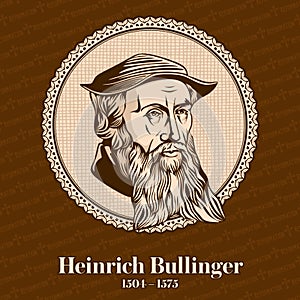 Heinrich Bullinger 1504 Ã¢â¬â 1575 was a Swiss reformer. He was one of the most influential theologians of the Protestant Reformatio photo